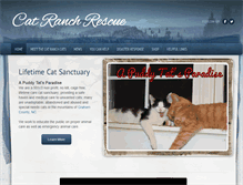 Tablet Screenshot of catranchrescue.org